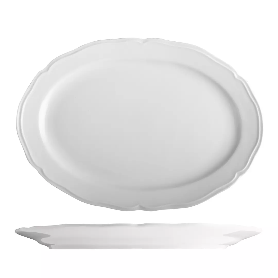Tuxton Charleston Oval Plate TX120133