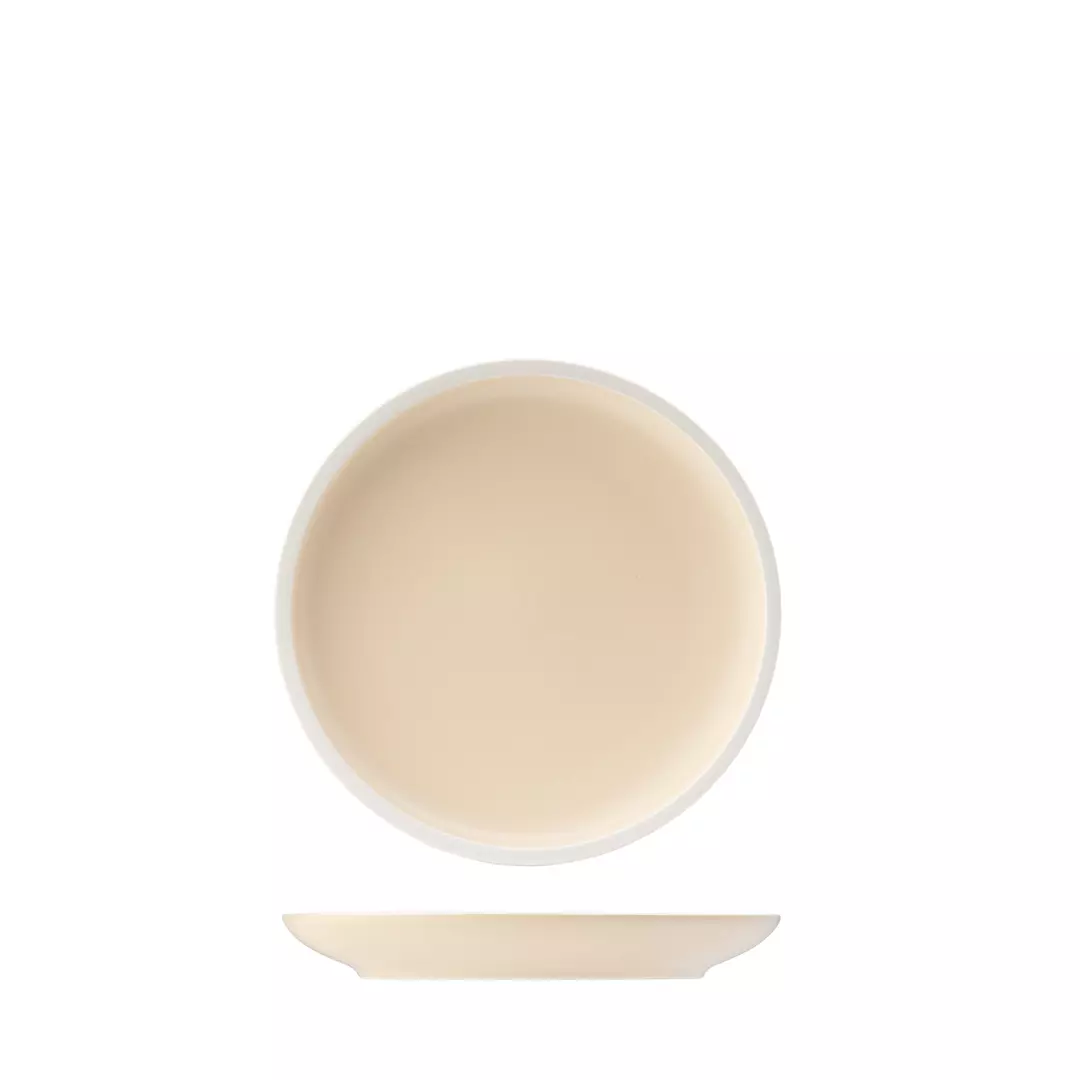 Utopia Forma Vanilla Round Coupe Plate 170mm