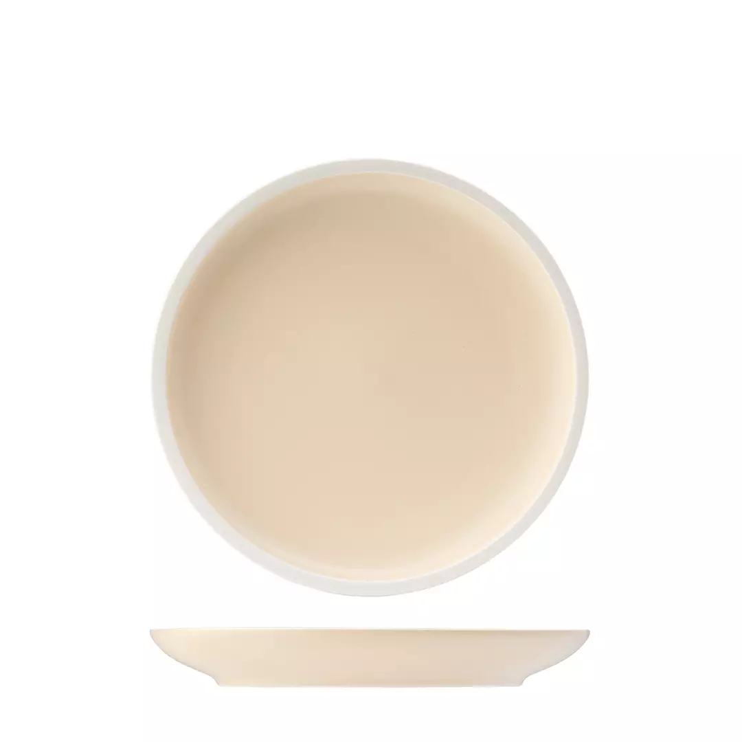 Utopia Forma Vanilla Round Coupe Plate 210mm