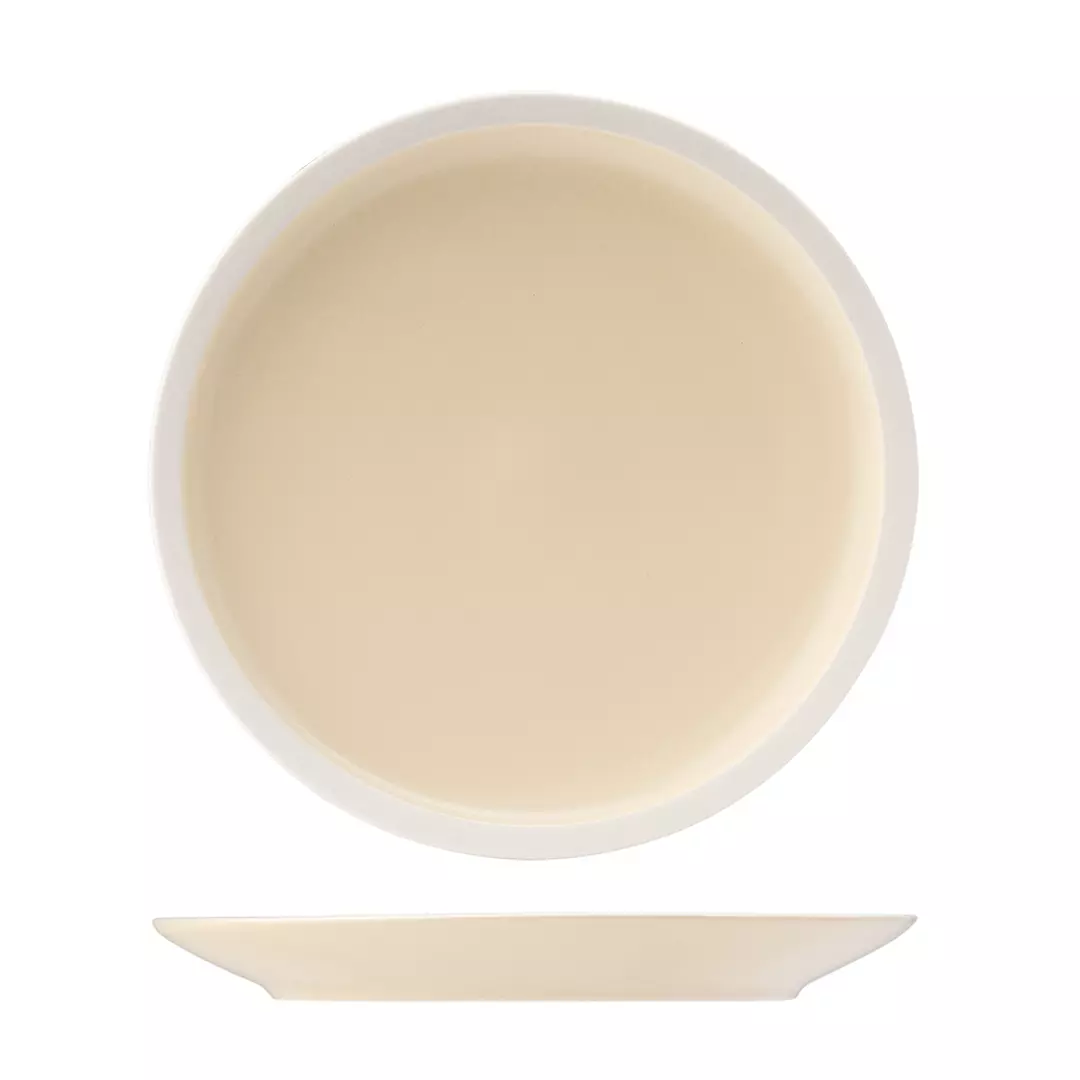 Utopia Forma Vanilla Round Coupe Plate 265mm