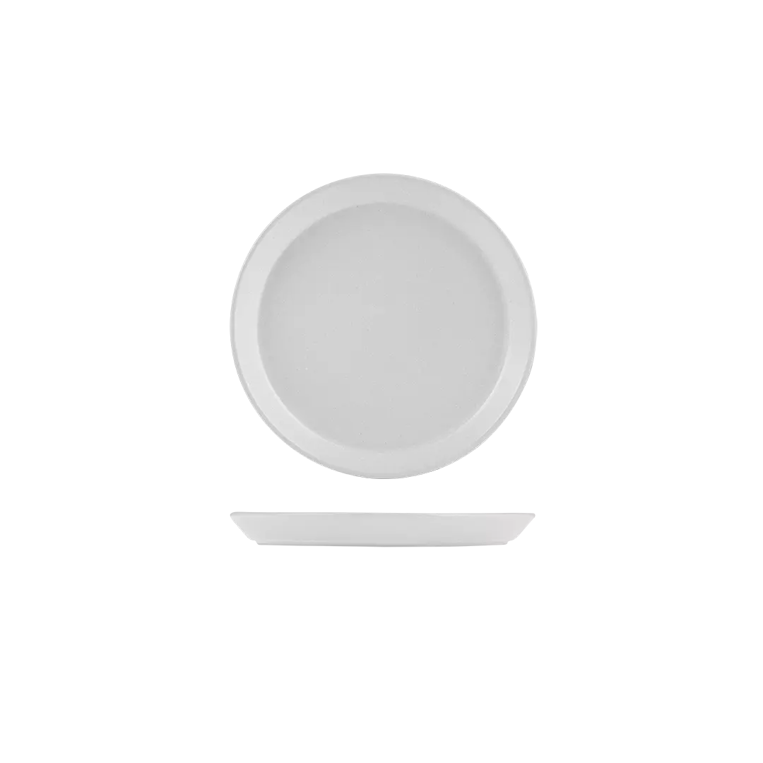 Zuma Pearl Aspen Round Tapered Plate 200mm