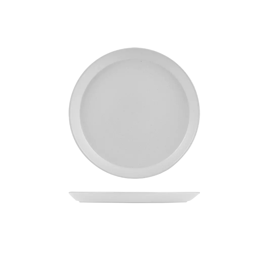 Zuma Pearl Aspen Round Tapered Plate 240mm