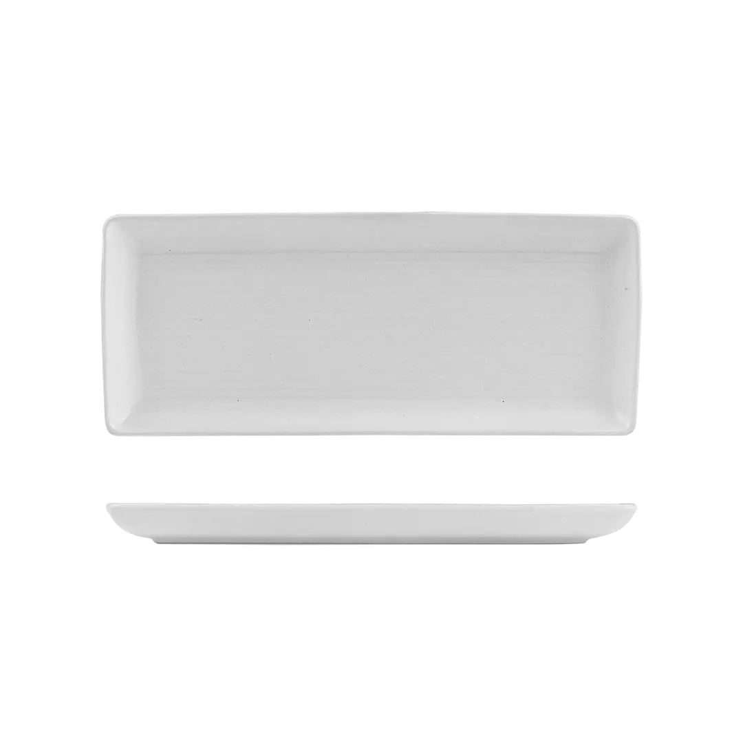 Zuma Pearl Aspen Share Ribbed Platter 9029382