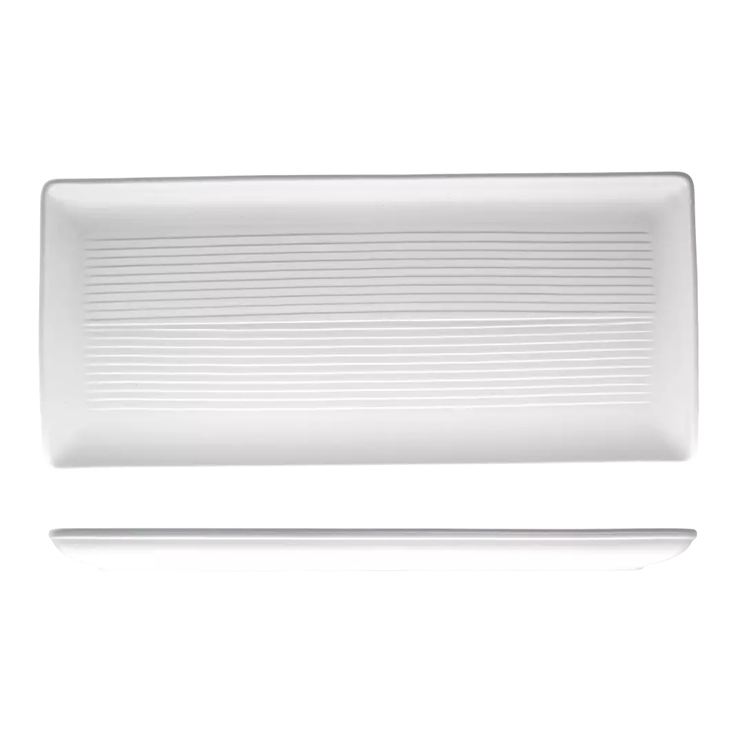 Zuma Pearl Aspen Share Ribbed Platter 9029384