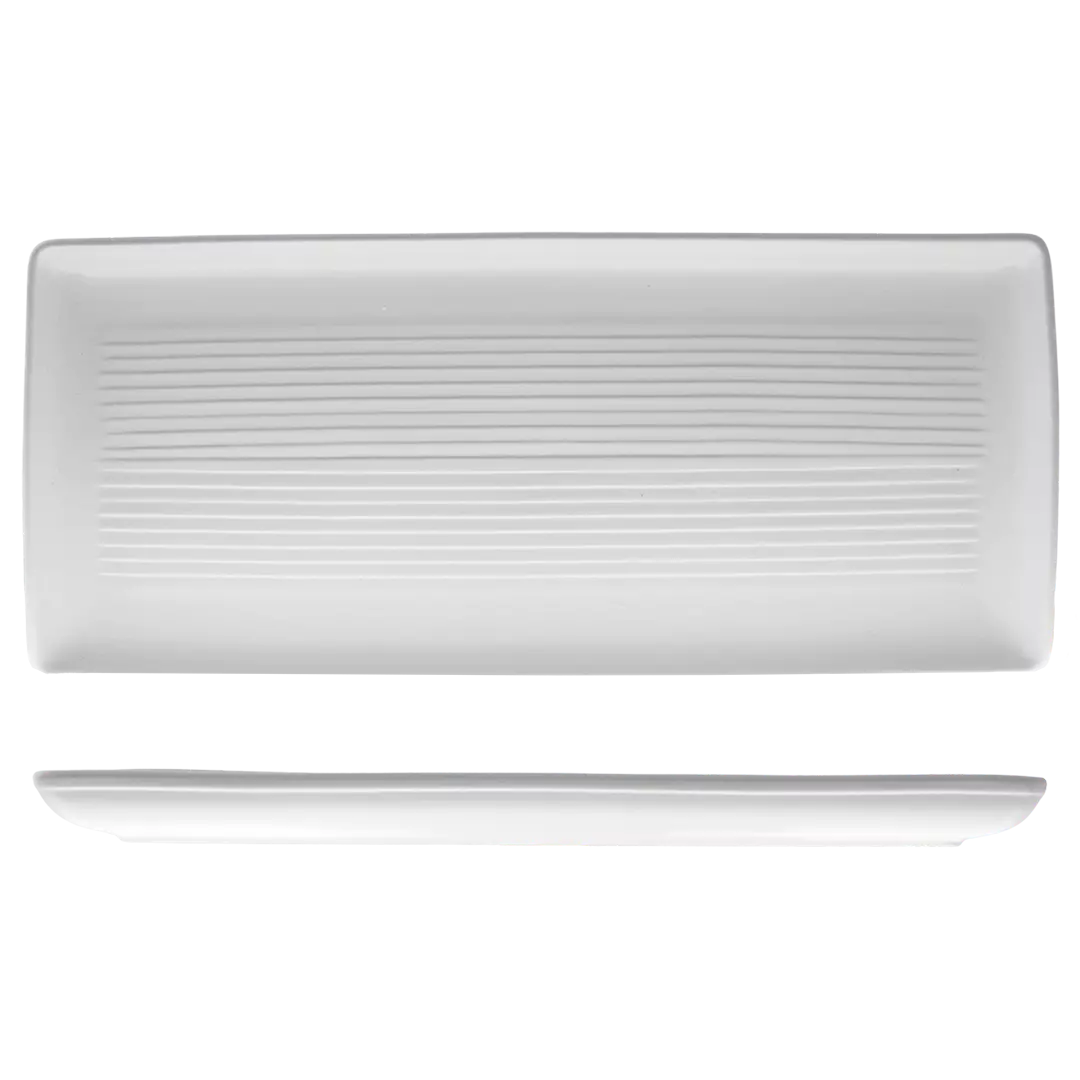 Zuma Pearl Aspen Share Ribbed Platter 9029383