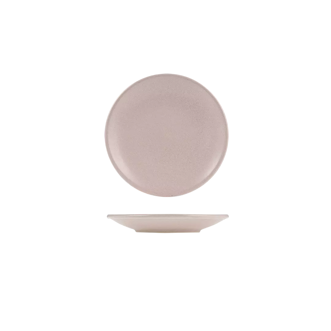 Zuma Pearl Blush Round Coupe Plate 180mm