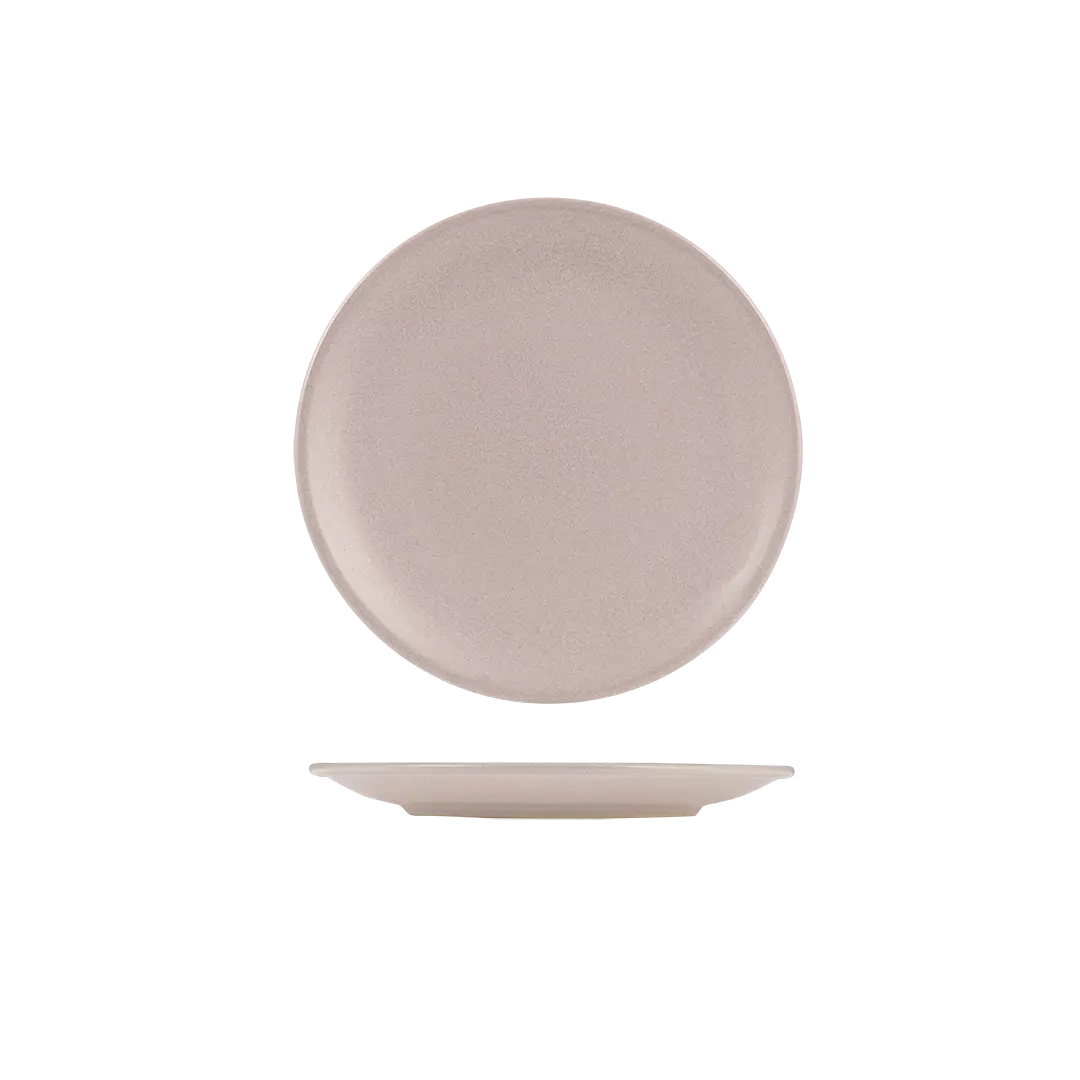 Zuma Pearl Blush Round Coupe Plate 230mm