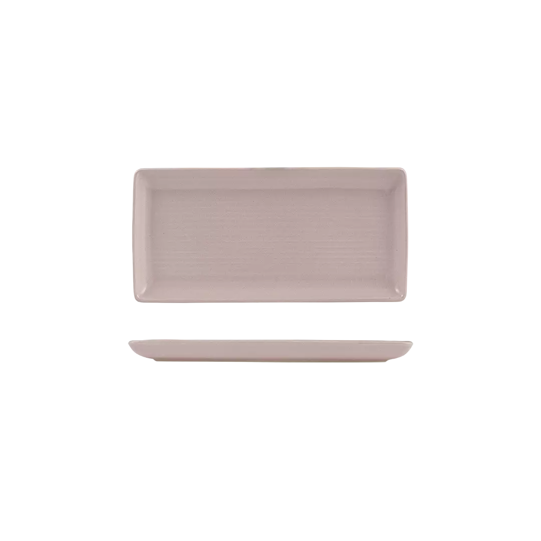 Zuma Pearl Blush Share Ribbed Platter