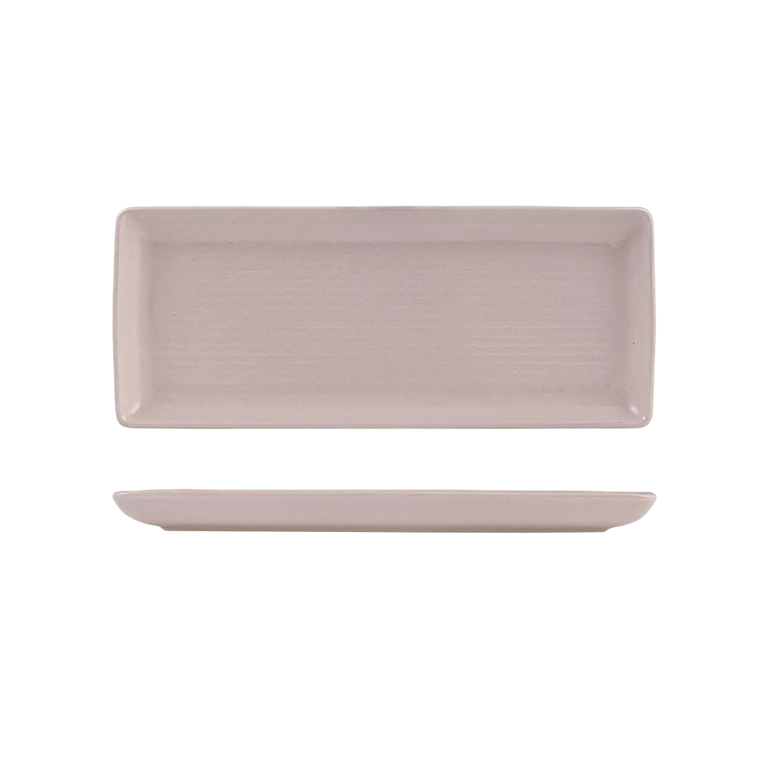 Zuma Rectangle Platter - Ribbed - Pearl Blush 9029482