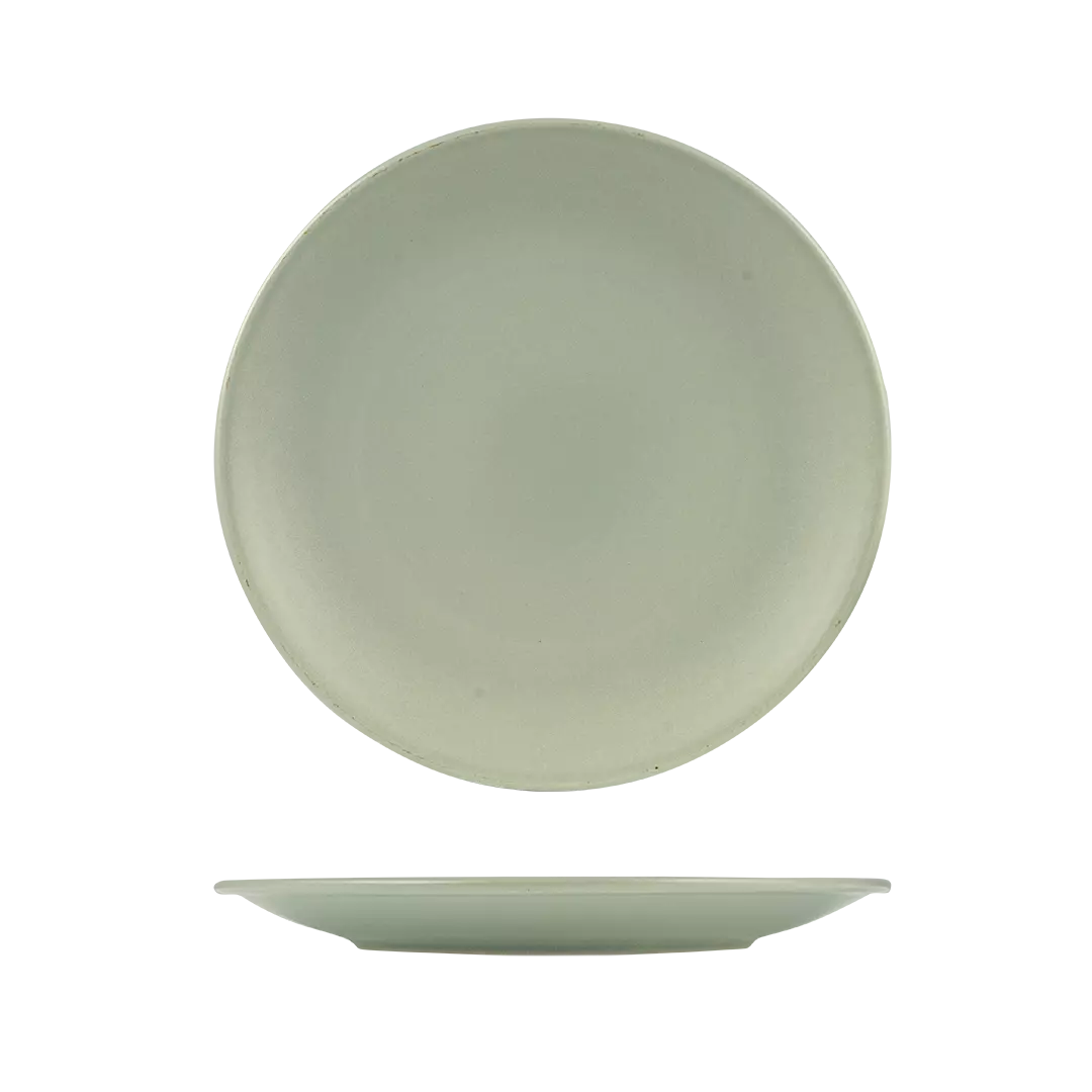 Zuma Pearl Pistachio Round Coupe Plate 310mm