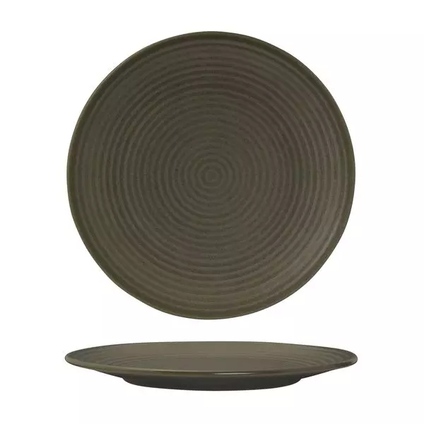Zuma Round Coupe Plate - Ribbed Cargo 265mm