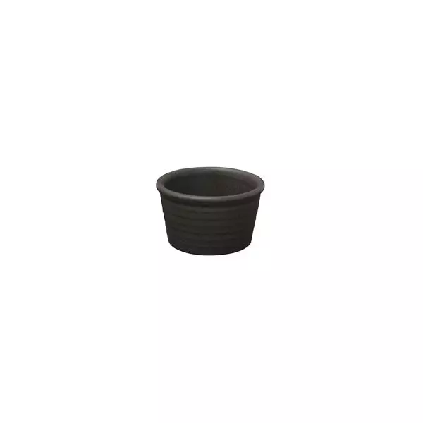 Zuma Ramekin - Ribbed - Charcoal 140ml