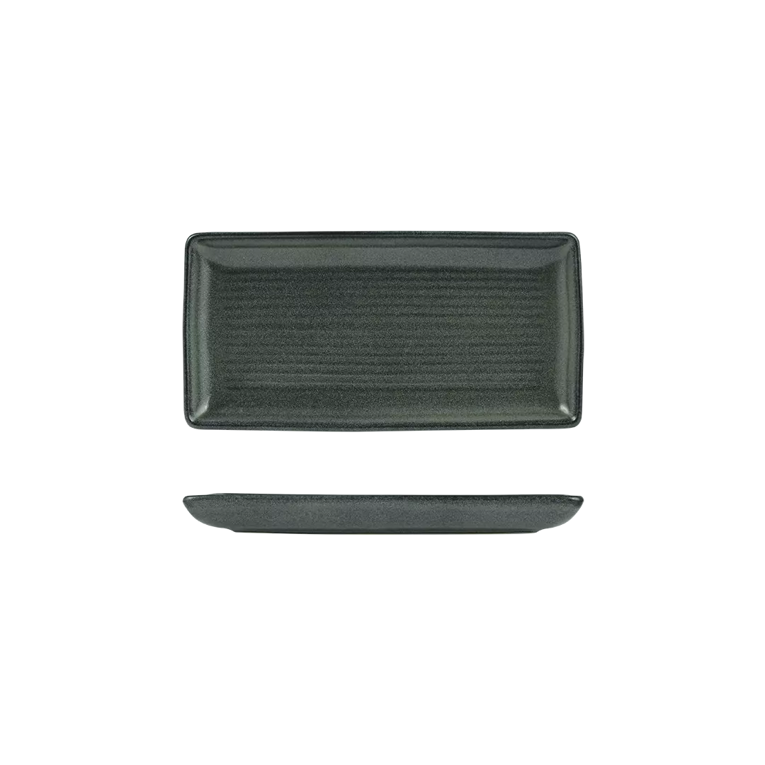 Zuma Share Ribbed Platter - Forest 9099381