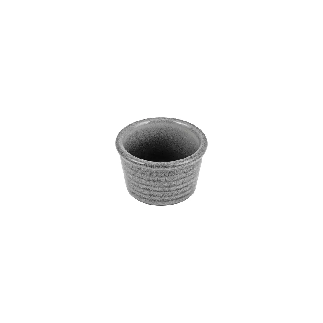 Zuma Ramekin - Ribbed - Gravel 140ml