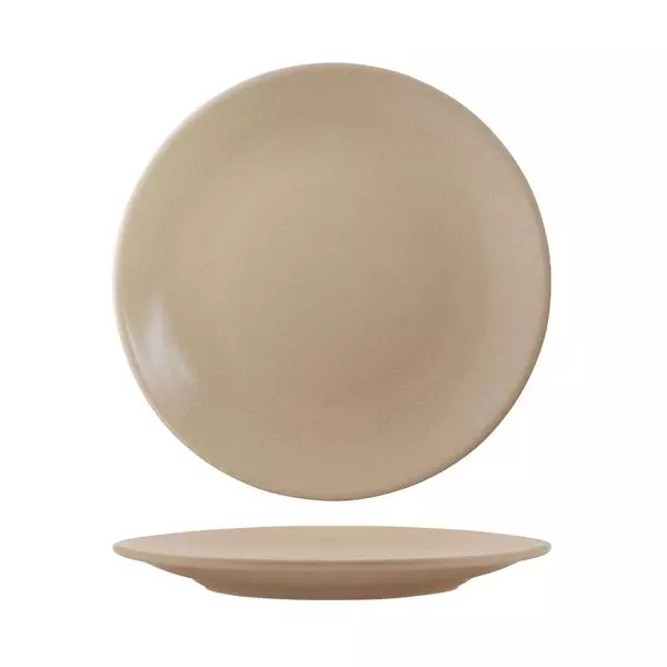 Zuma Round Coupe Plate - Sand 230mm