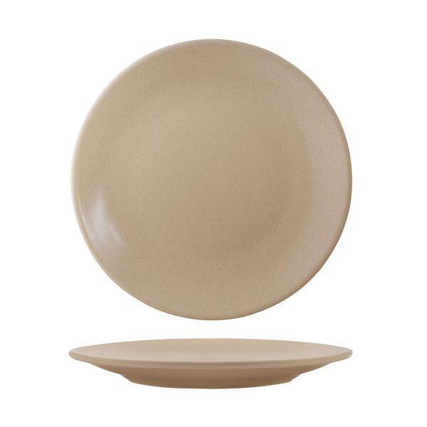 Zuma Round Coupe Plate - Sand 260mm