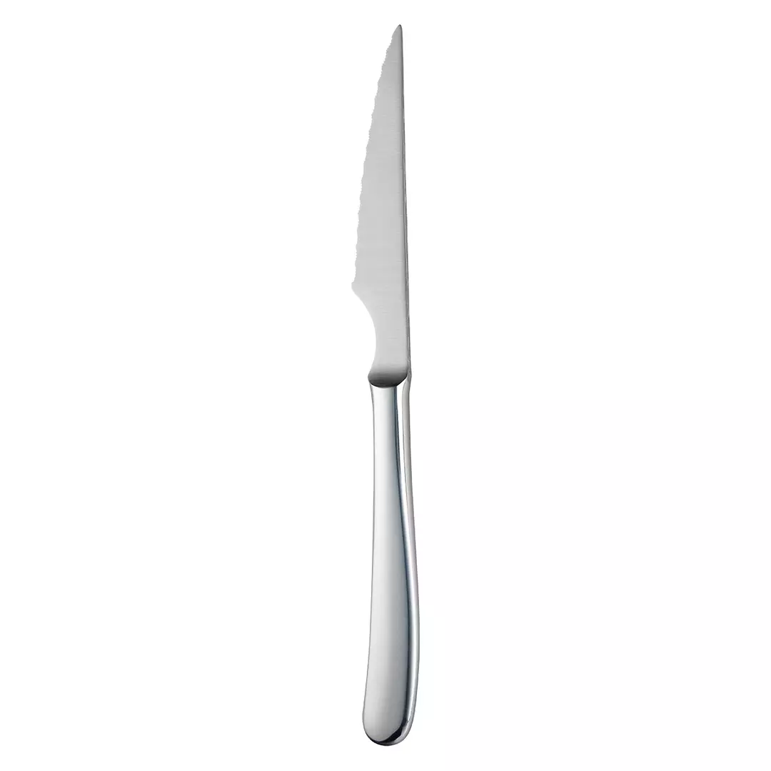 Cavalier Steak Knife - Solid Handle and Point Tip