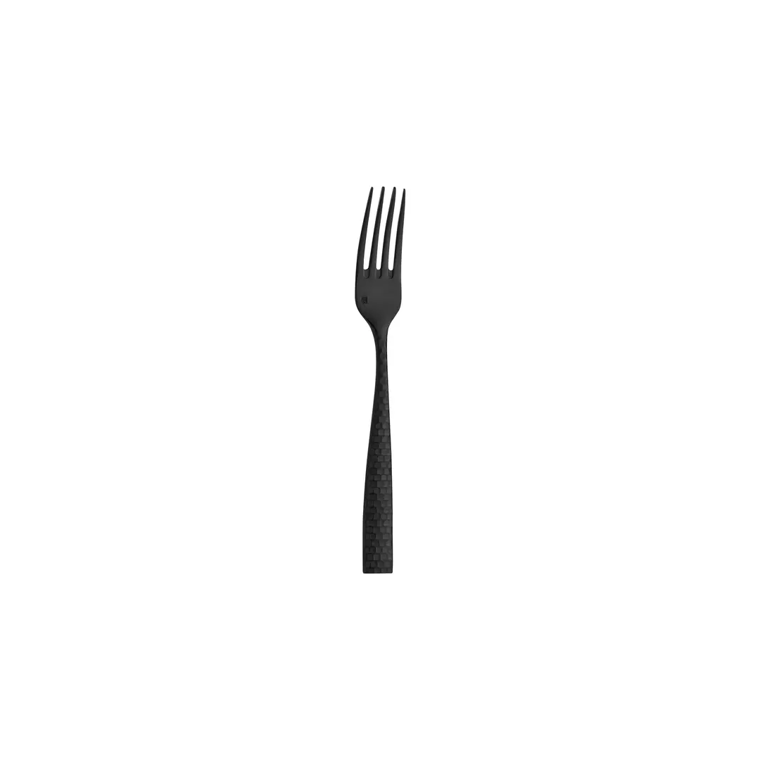 Fortessa Lucca Faceted Black Dessert Fork