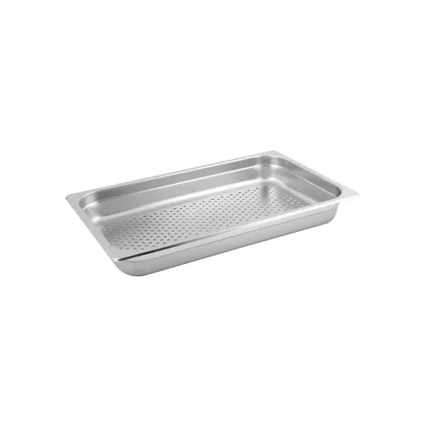 Trenton 1/1 Size Anti-Jam Steam Pan - Perforated (100mm D)