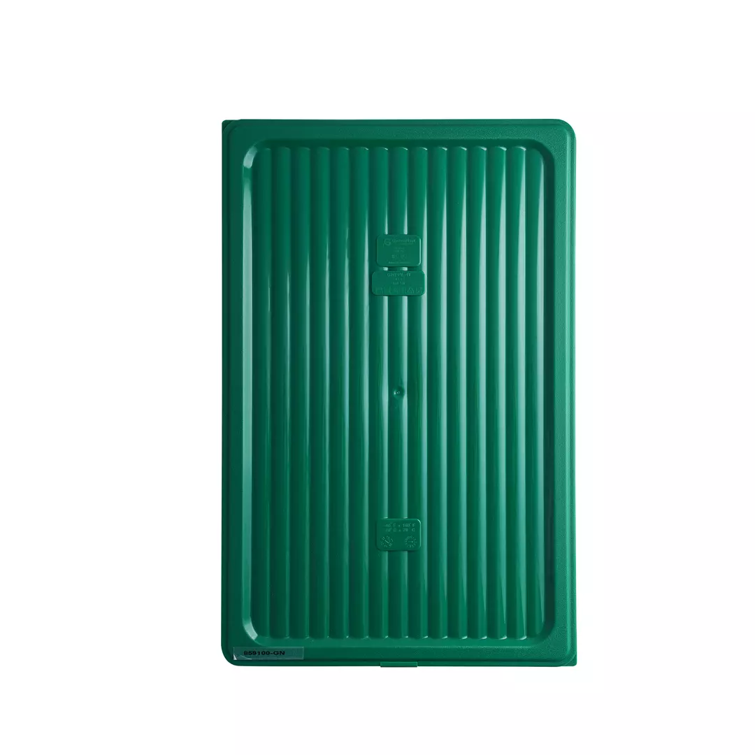 Gastroplast Food Pan Cover- Polypropylene 1/1 Size Green