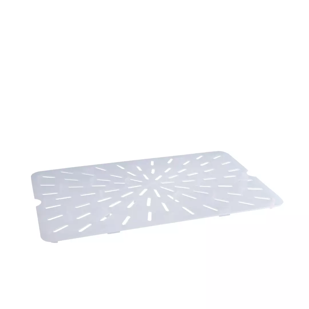 Gastroplast Food Pan Drain Plate- Polypropylene 1/1 Size 255x458x15mm