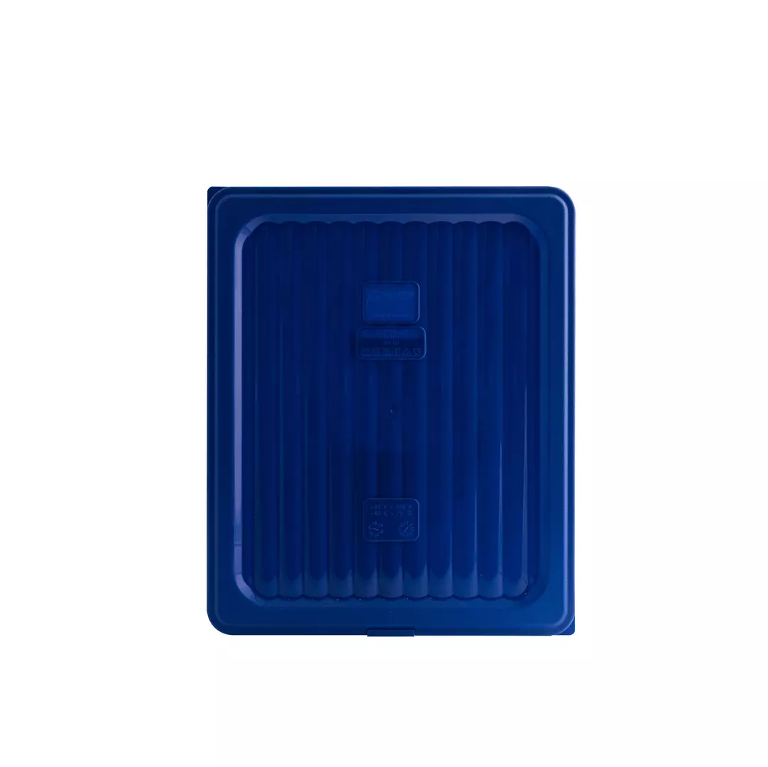 Gastroplast Food Pan Cover- Polypropylene1/2 Size Blue