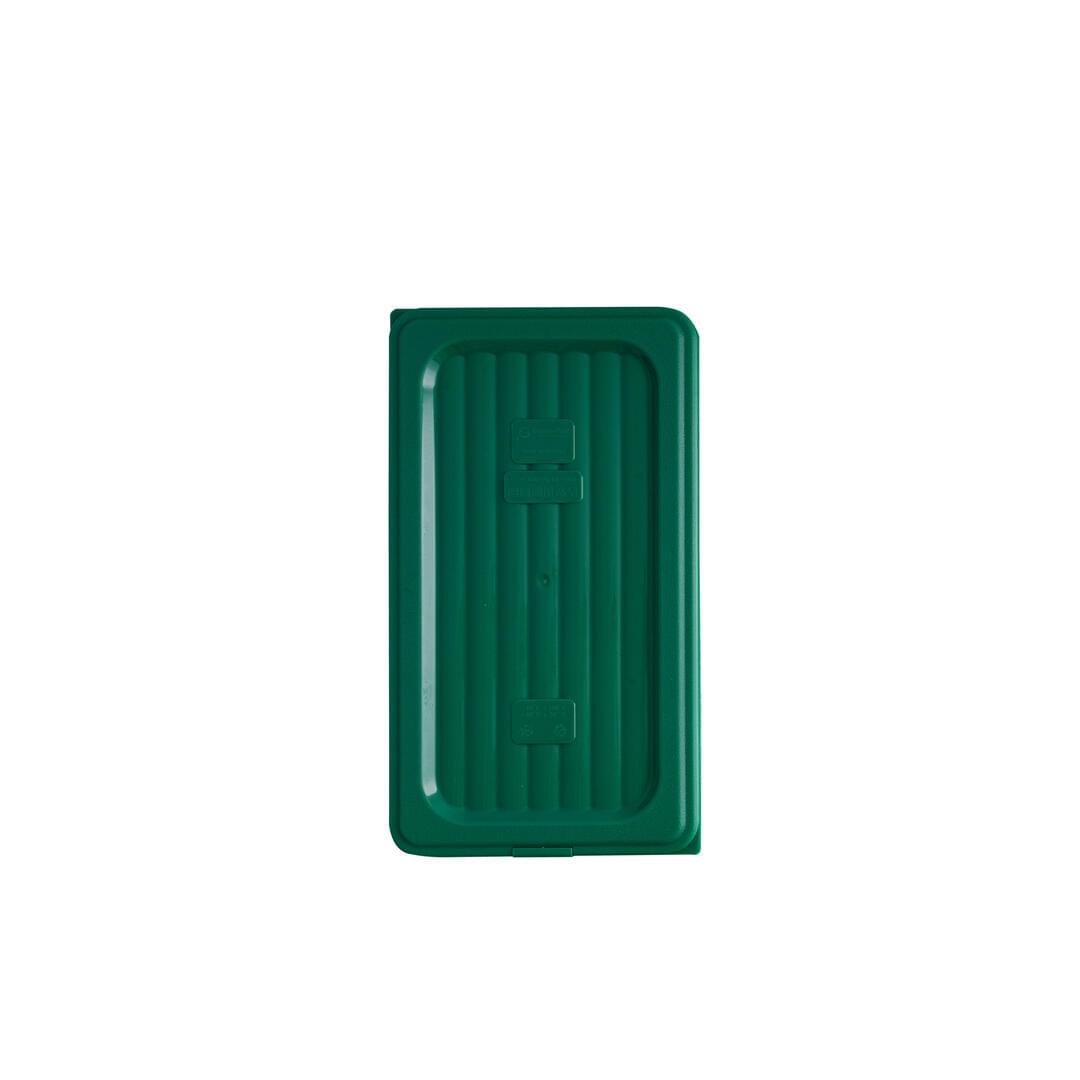 Gastroplast Food Pan Cover- Polypropylene 1/3 Size Green