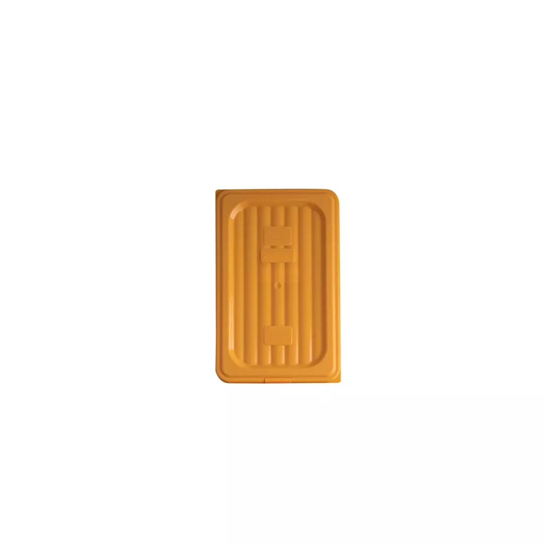 Gastroplast Food Pan Cover- Polypropylene1/4 Size Yellow