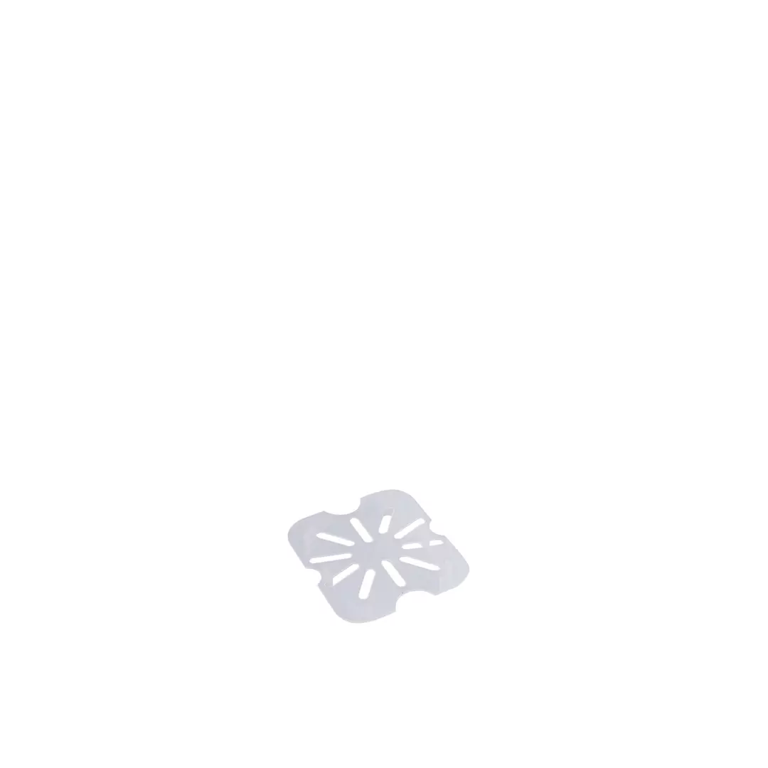 Gastroplast Food Pan Drain Plate- Polypropylene 1/6 Size 103x117x14mm