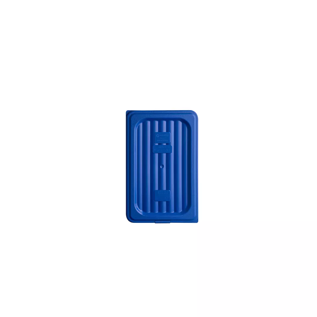 Gastroplast Food Pan Cover- Polypropylene 1/4 Size Blue