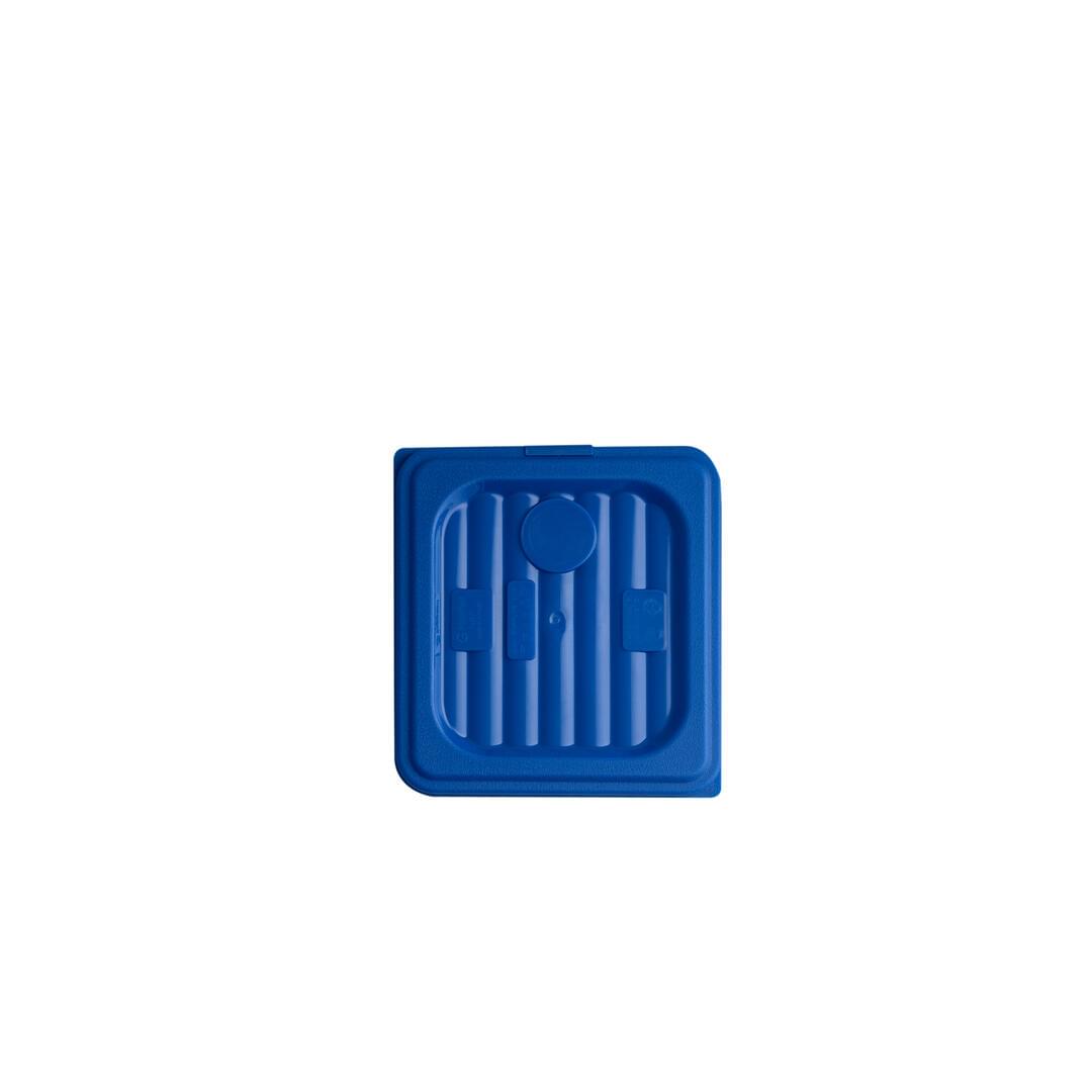 Gastroplast Food Pan Cover- Polypropylene 1/6 Size Blue
