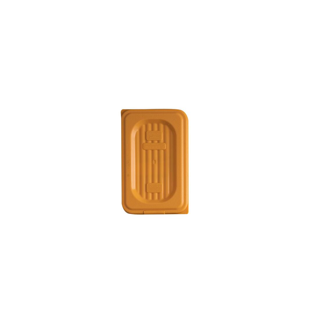 Gastroplast Food Pan Cover- Polypropylene 1/9 Size Yellow