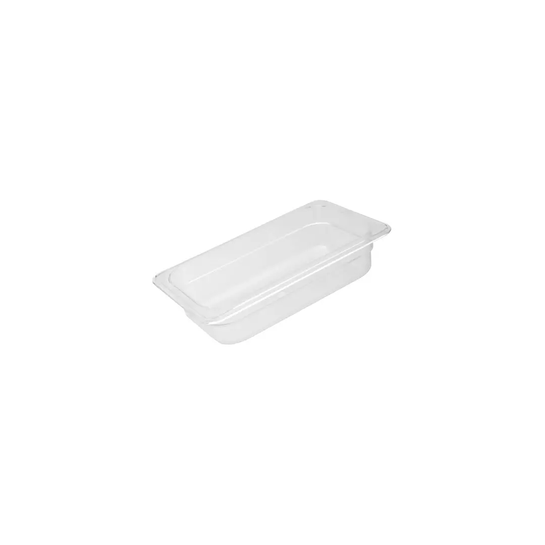Trenton 1/4 Size Clear Polycarbonate Food Pan (100mm D, 2.53lt)