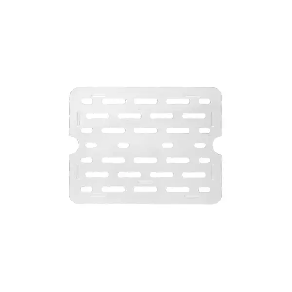 Trenton Polycarbonate Drain Plate - Clear 1/3 Size