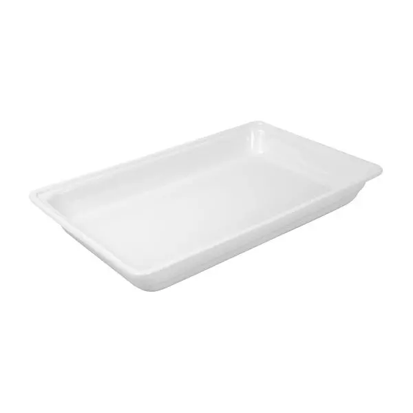 Trenton Porcelain Gastronorm Food Pan - 1/1 Size 325x530x65mm