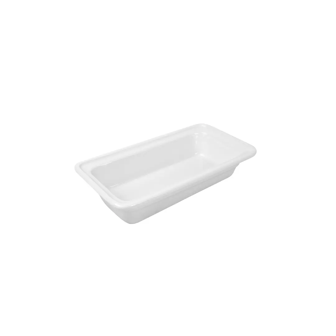 Trenton Porcelain Gastronorm Food Pan - 1/3 Size 175x325x100mm