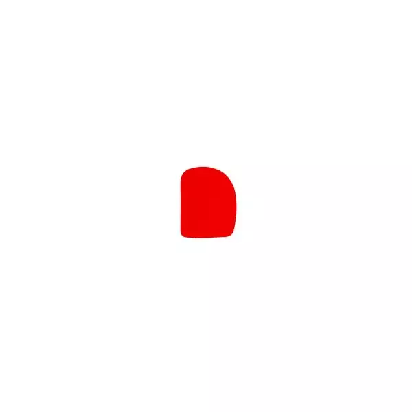 Trenton Curved Dough Scraper Red