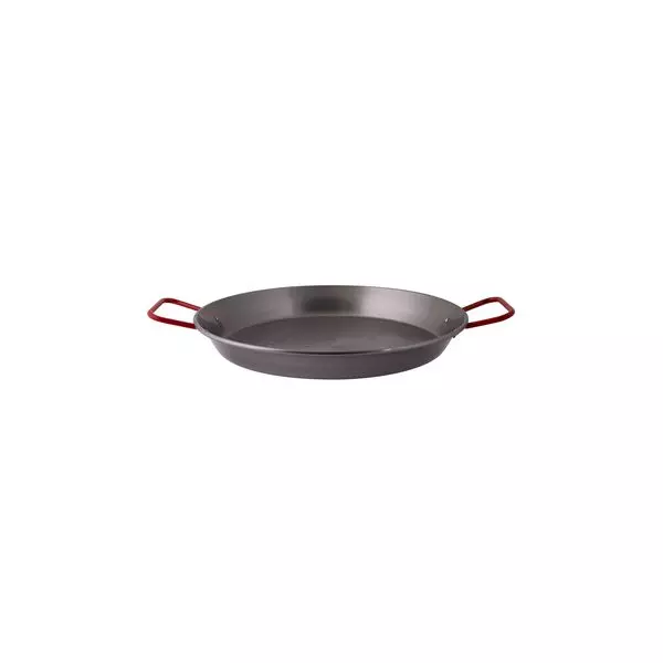 Pujadas Paella Pan - Black Steel 340mm