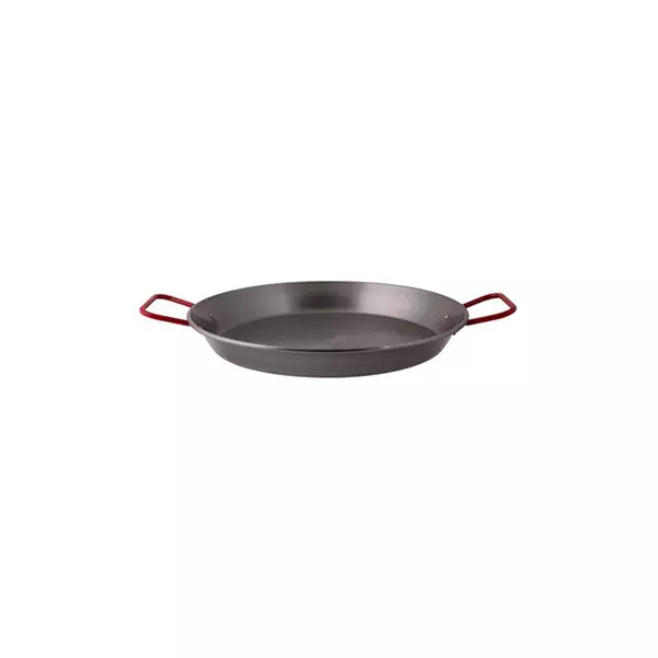 Pujadas Paella Pan - Black Steel 380mm