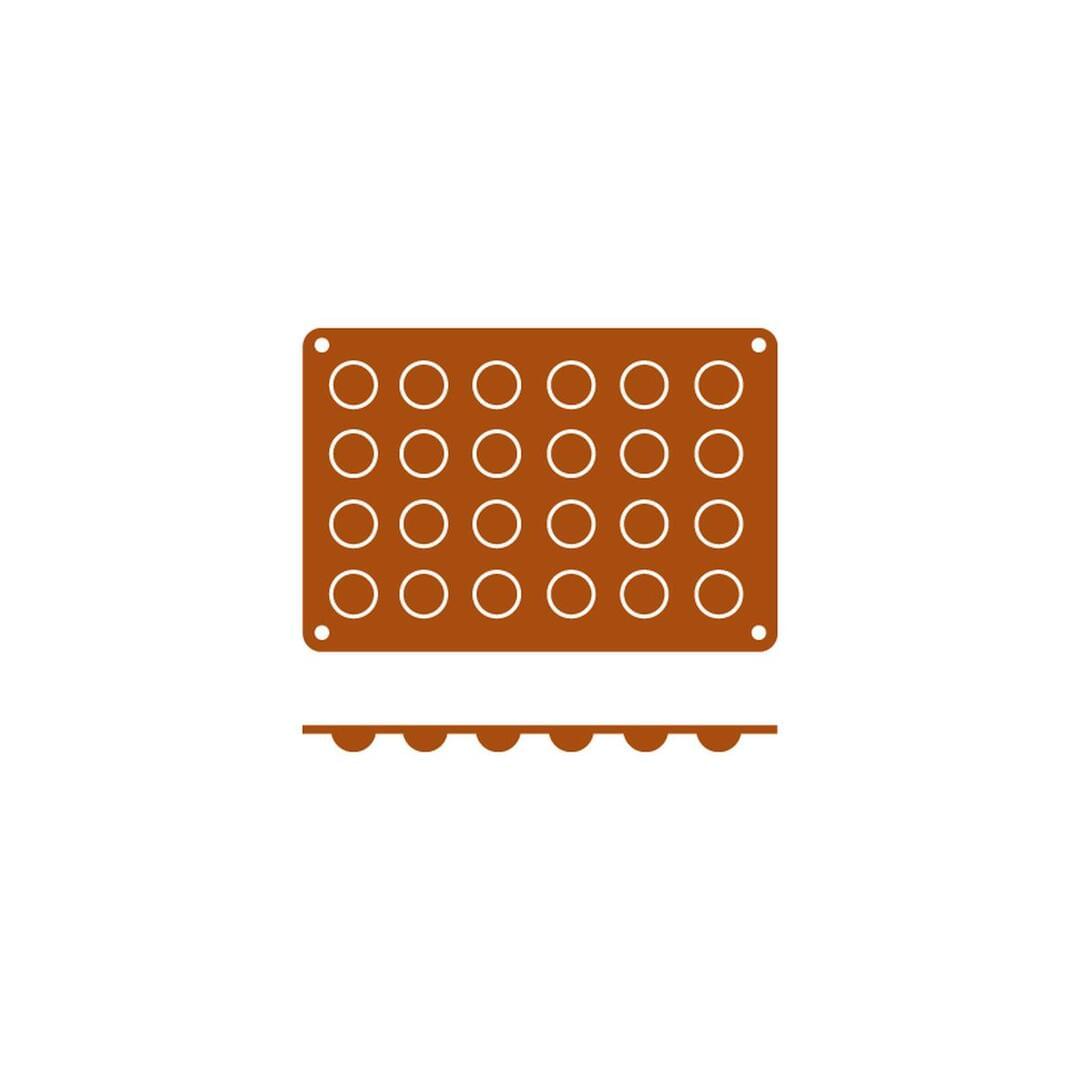 Frenti Silicone Mould - Bola 24 Cup 10ml