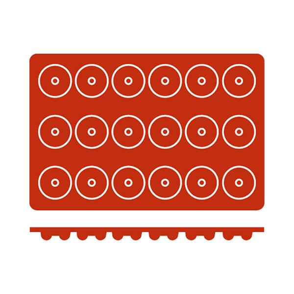 Frenti Silicone Mould - Mini Savarin 18 Cup 18ml