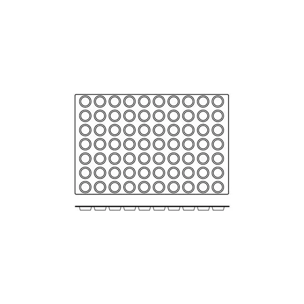 Frenti Silicone Mould - Florentine 70 Cup 15ml