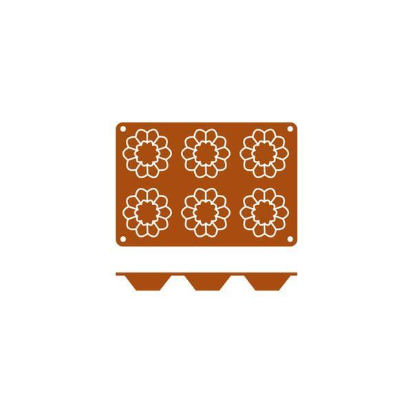 Frenti Silicone Mould - Brioche 6 Cup 110ml