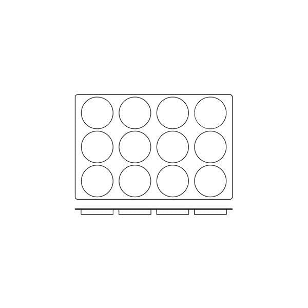 Frenti Silicone Mould - Disco 12 Cup 120ml