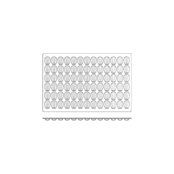 Frenti Silicone Mould - Mid Madelaine 78 Cup 11ml