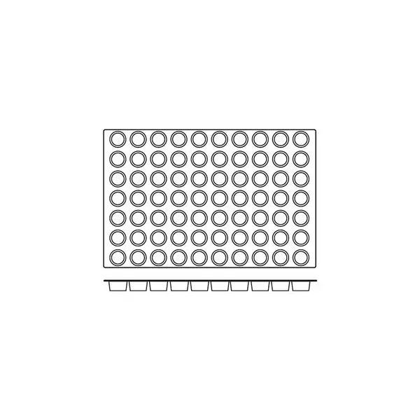 Frenti Silicone Mould - Mini Muffin 70 Cup 40ml