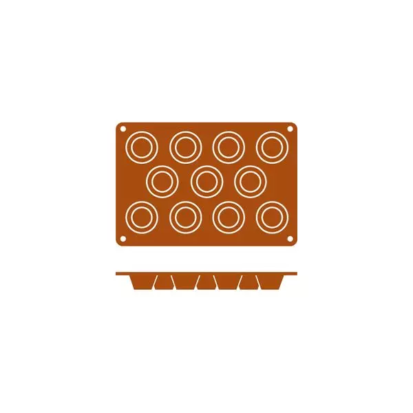 Frenti Silicone Mould - Muffin 11 Cup 50ml