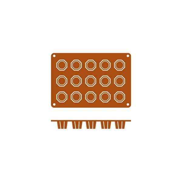 Frenti Silicone Mould - Octogono 15 Cup 30ml