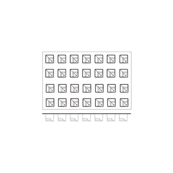 Frenti Silicone Mould - Sweet Corner 28 Cup 102ml