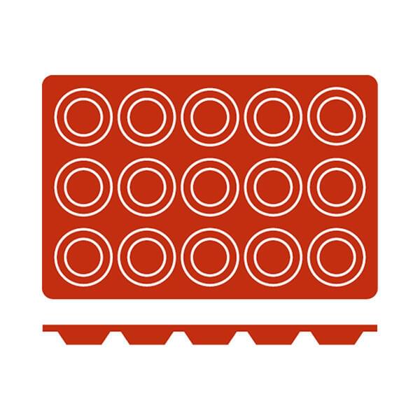 Frenti Silicone Mould - Tartaleta 15 Cup 25ml